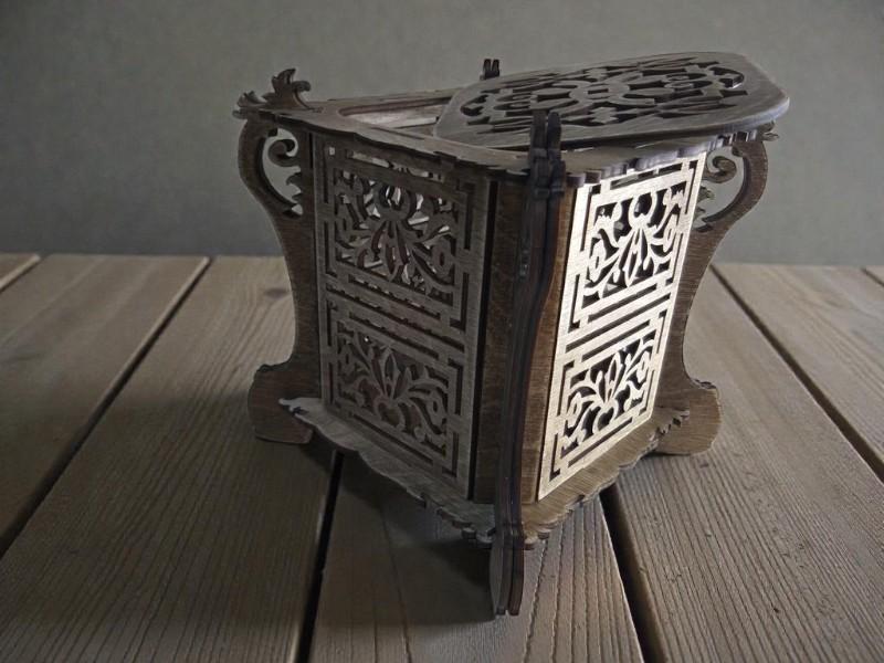 Laser Cut Chinese Tea House 4mm Free Download