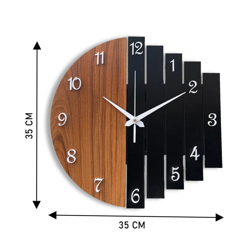 Laser Cut Creative Wooden Wall Clock