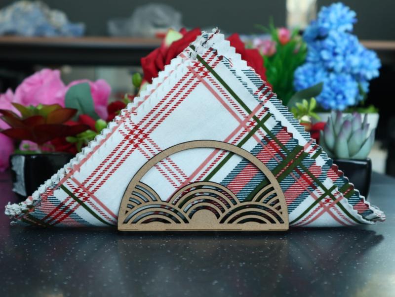 Laser Cut Fancy Napkin Holder Table Decor 3mm