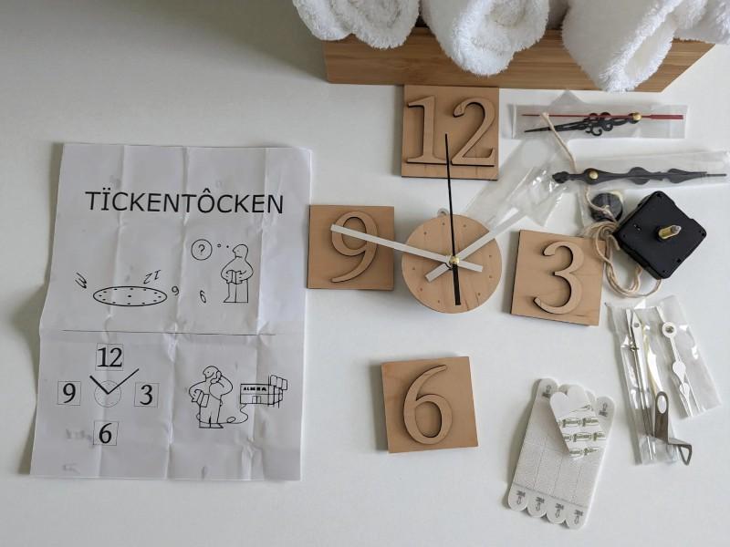 Laser Cut Frameless Large Wall Clock