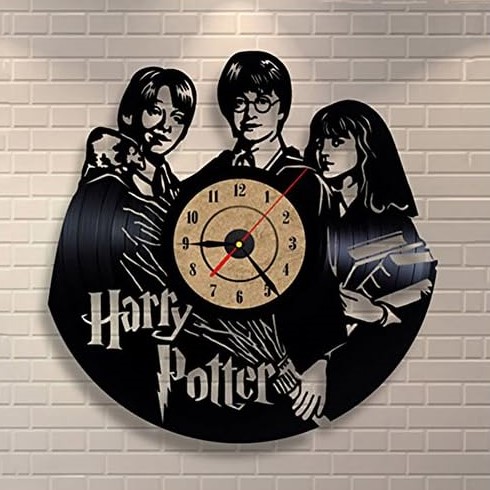 Laser Cut Harry Potter Clock CDR File