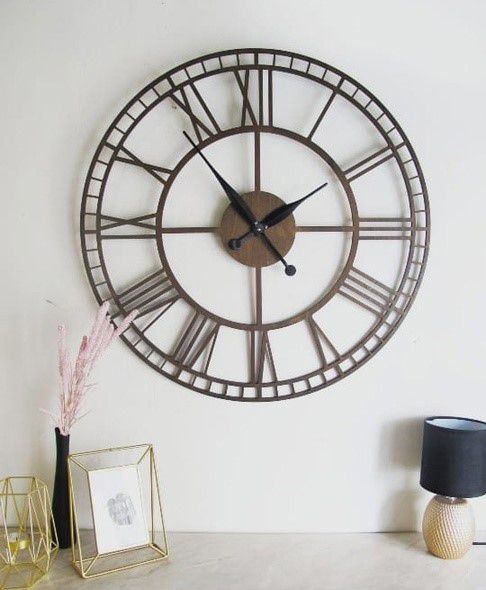 Laser Cut Home Decor Wall Clock Vector