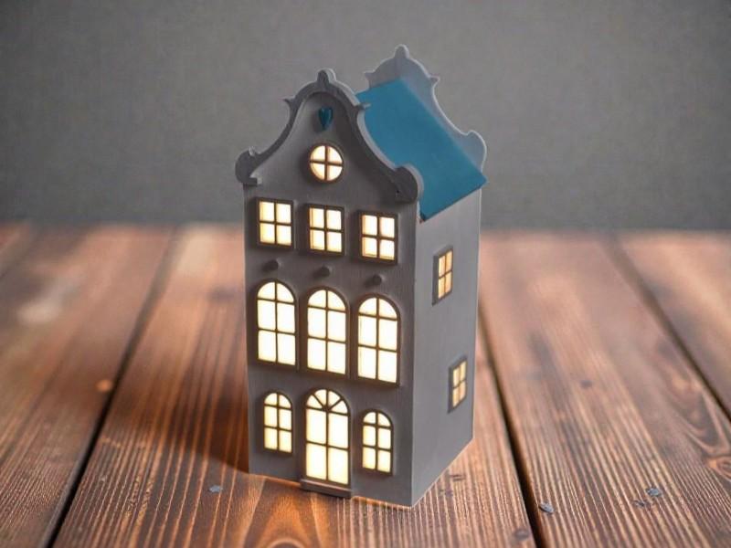 Laser Cut House Shaped Night Light Free Download