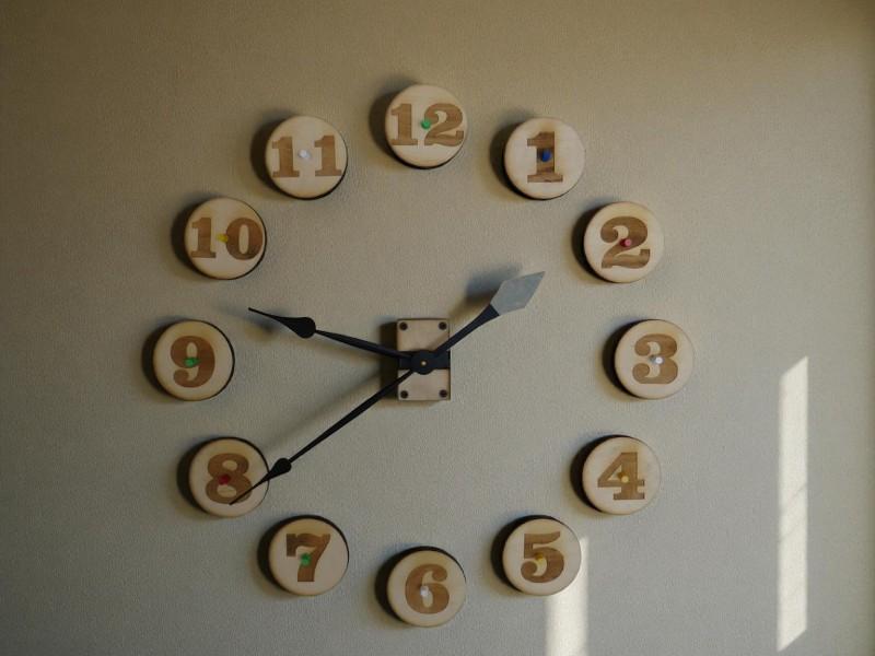 Laser Cut Large Wall Clock 20 Inch Free Download