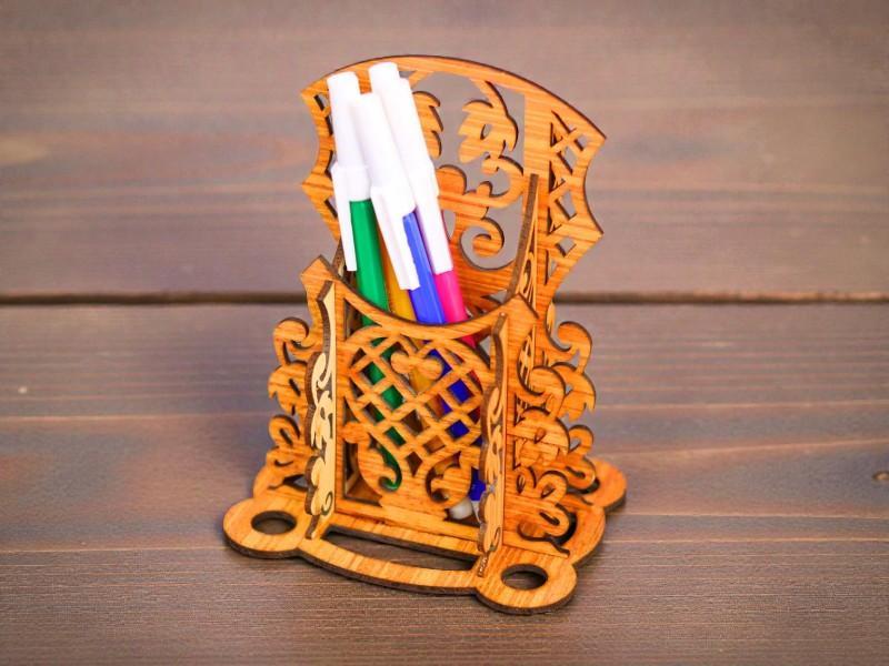 Laser Cut Luxury Pen Holder 3mm Free Download