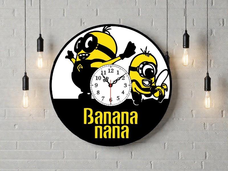Laser Cut Minions Wall Clock Free Download