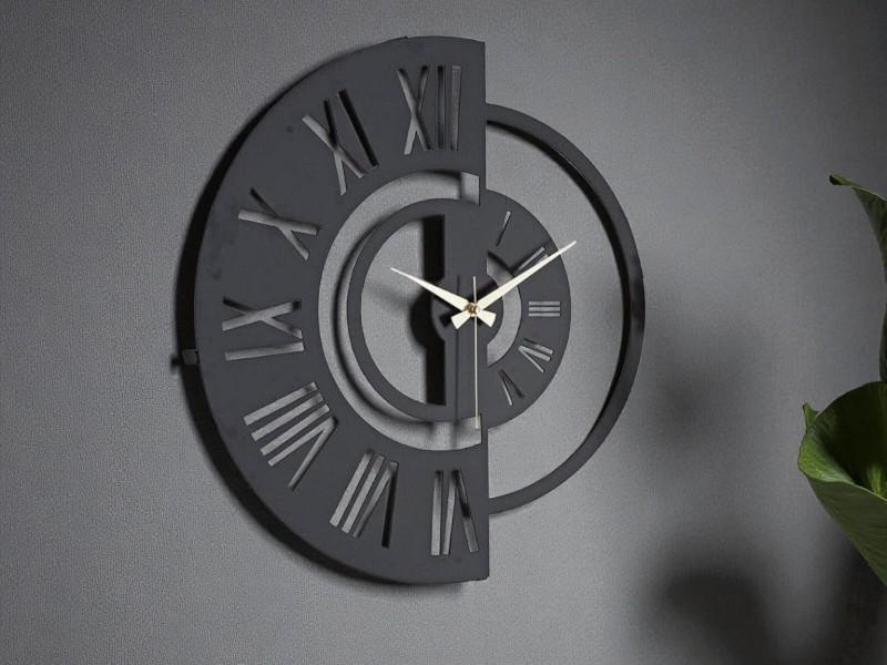 Laser Cut Modern Wall Clock Free Download