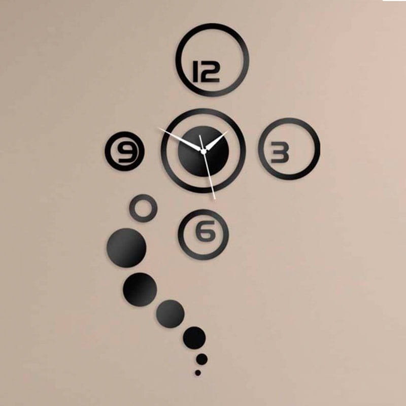 Laser Cut Ring Design Wall Clock