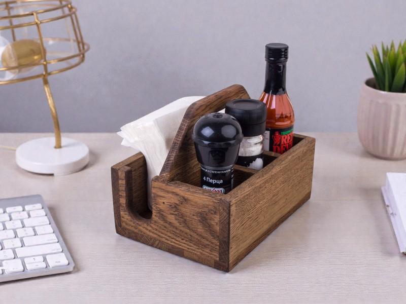 Laser Cut Spices Stand And Napkins Holder With Handle 6mm Free Download