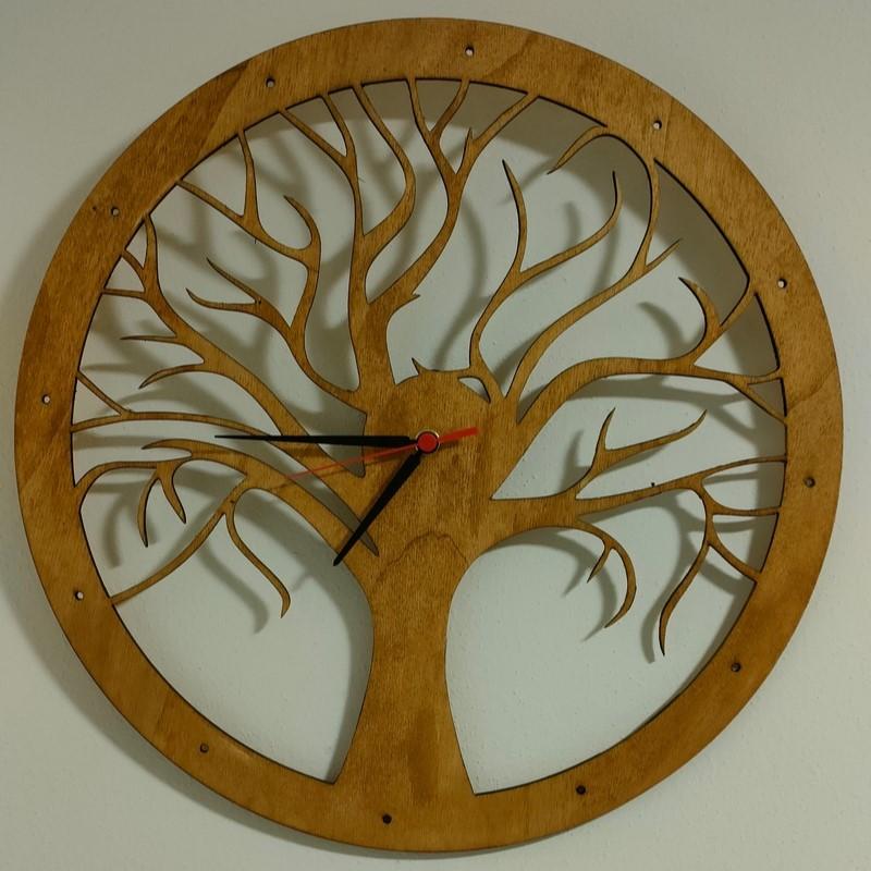 Laser Cut Tree Wall Clock Free Download