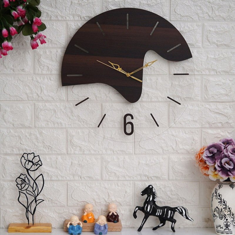 Laser Cut Unique Wall Clock SVG File