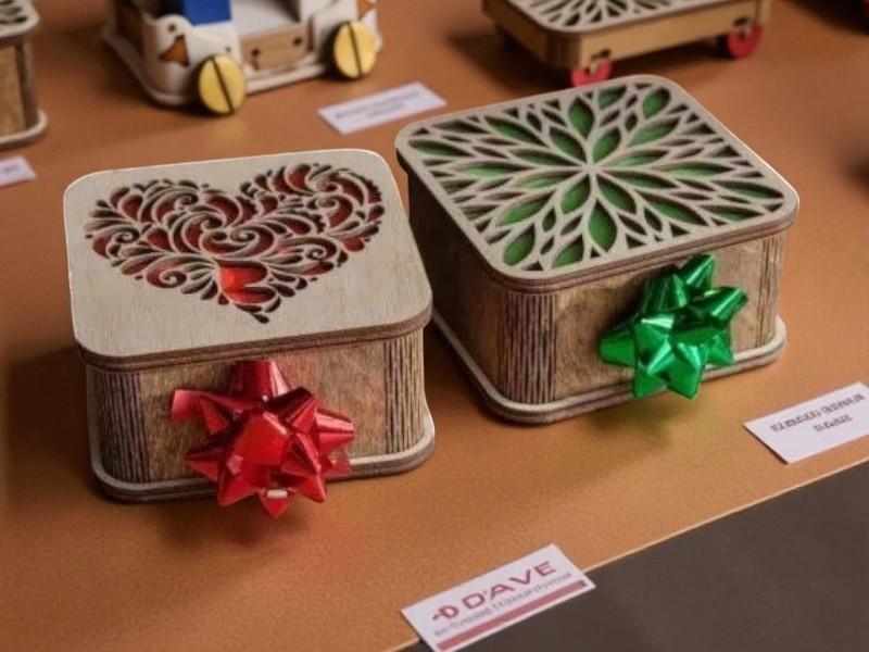 Laser Cut Wooden Gift Box 3.6mm Free Download