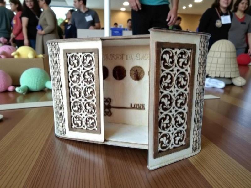 Laser Cut Wooden Key Holder Box 3.8mm Free Download