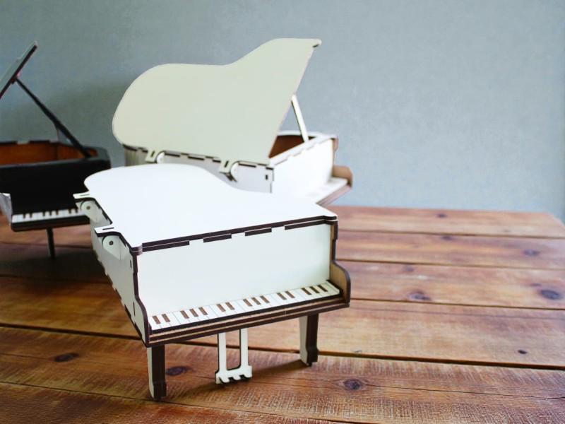 Laser Cut Wooden Piano Box 3mm Free Download