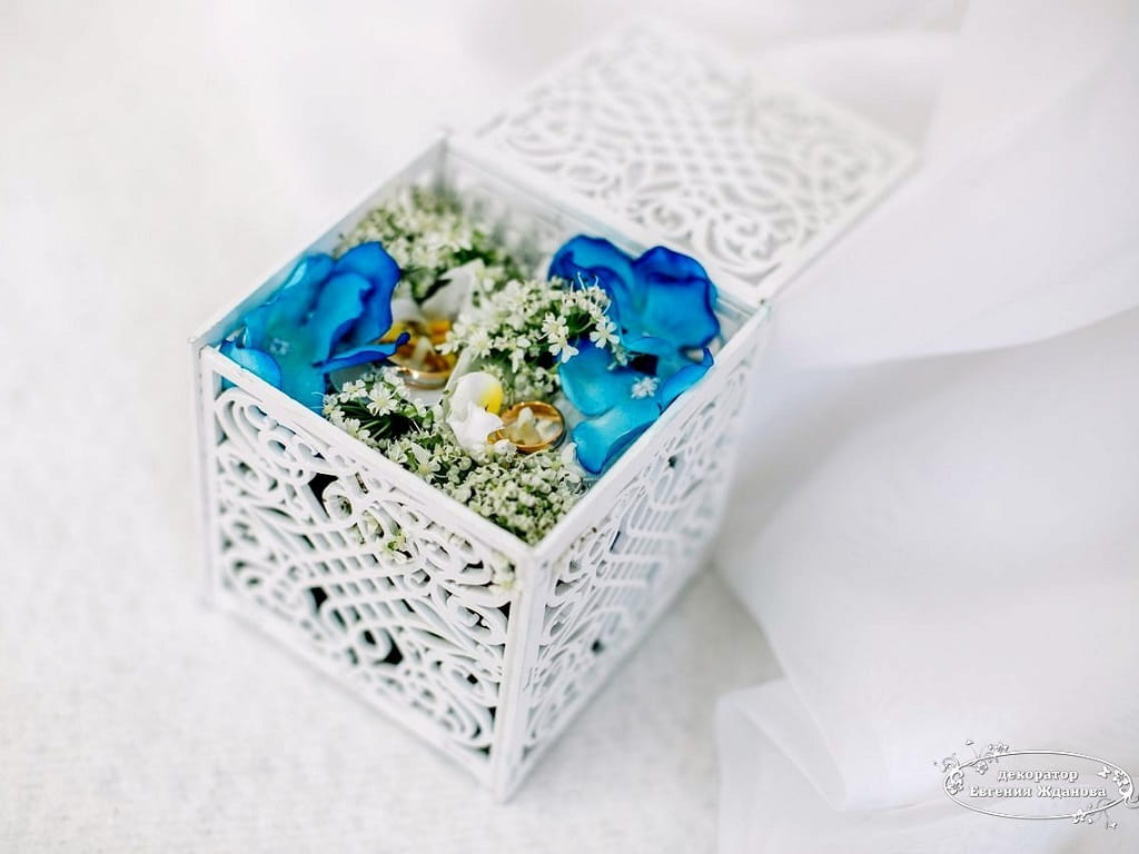 Laser Cut Wooden Ring Bearer Box
