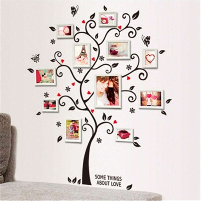 Tree Wall Sticker Picture Frame Free Vector File